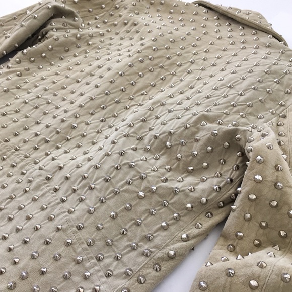 Suede Jacket Spiked